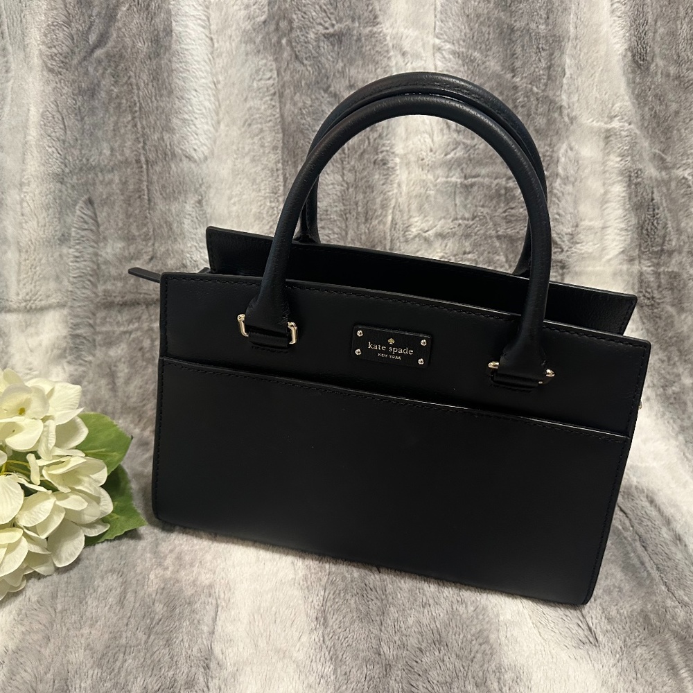 Kate Spade Black Grove Street Called Medium Satchel Crossbody
